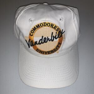 Vintage 90s Vanderbilt University Commodores Circle Logo The Game Snapback Hat